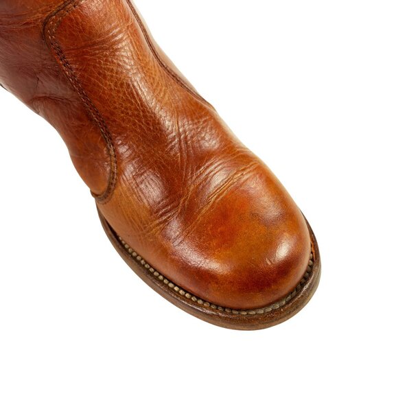 Vintage FRYE 1970s Black Label Tall Boots Womens 7.5 B Brown Leather - Picture 8 of 15